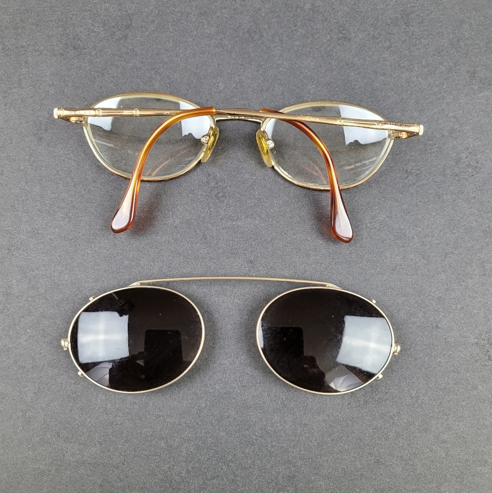 Vintage Gucci 2613 glasses with detachable shades